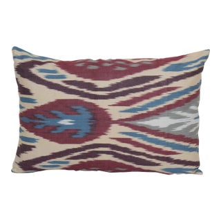 Uzbek Ikat Pillow Cover For Sale