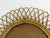 Khaki Italian Rush & Rattan Wall Mirror, 1960s For Sale - Image 8 of 9
