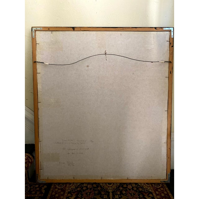 Taos Society of Arts "I Broke My Spoke" Artist's Proof Woodblock Print by Dean Porter, Framed For Sale - Image 12 of 13