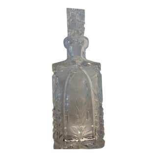 Vintage Full Lead Crystal Whiskey/Spirit Decanter “Lady Anne” For Sale