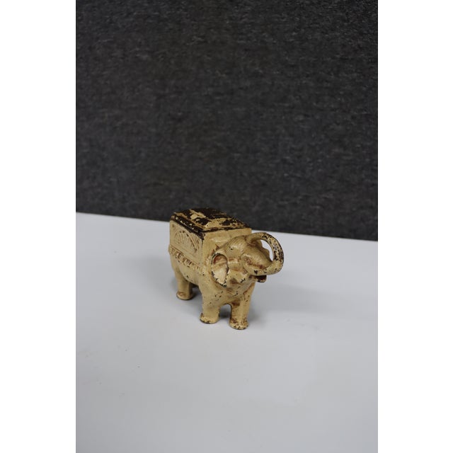 Antique Cast Iron Elephant Cigarette Dispenser For Sale - Image 14 of 14