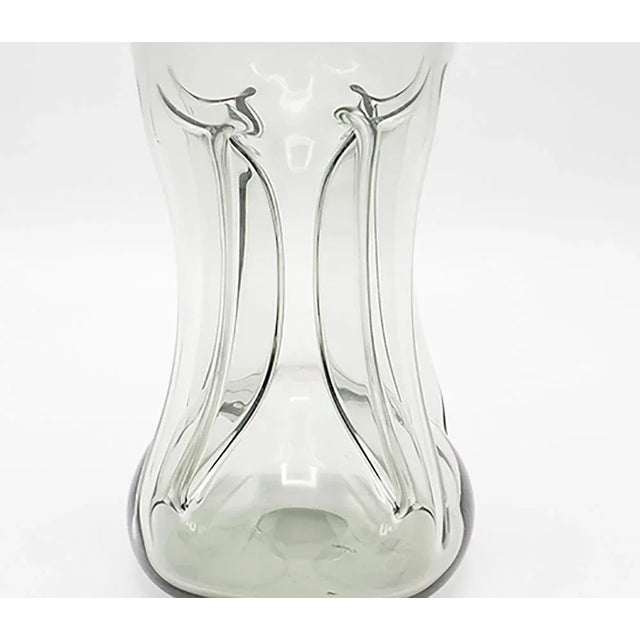 Decanter and Cordial Glasses in Grey Smoked Glass from Holmegaard Denmark, 1950s, Set of 7 For Sale - Image 6 of 14