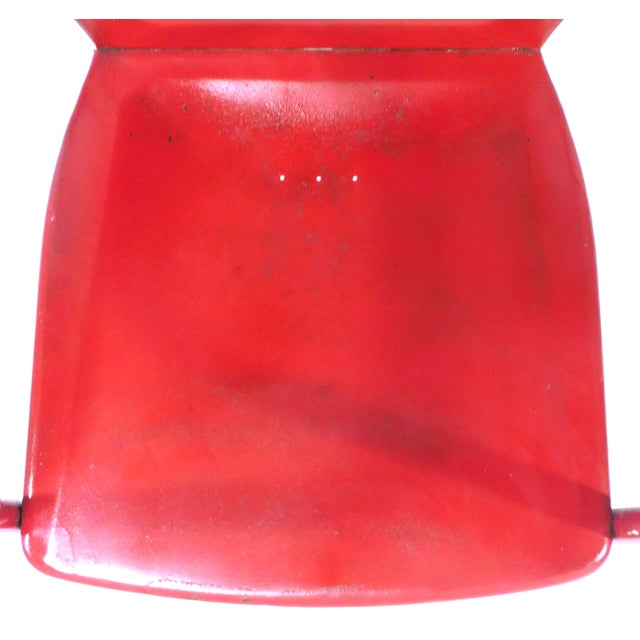 1930s Vintage Steel Cantilever/Springer/Bouncer Patio Chairs - 2 Different For Sale - Image 5 of 17
