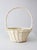 Late 20th Century Vintage Painted Wicker Gathering Basket For Sale - Image 5 of 9