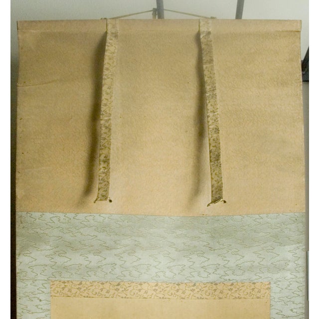 Early 20th Century Early 20th Century Japanese Mountain Throne Kannon Scroll For Sale - Image 5 of 7