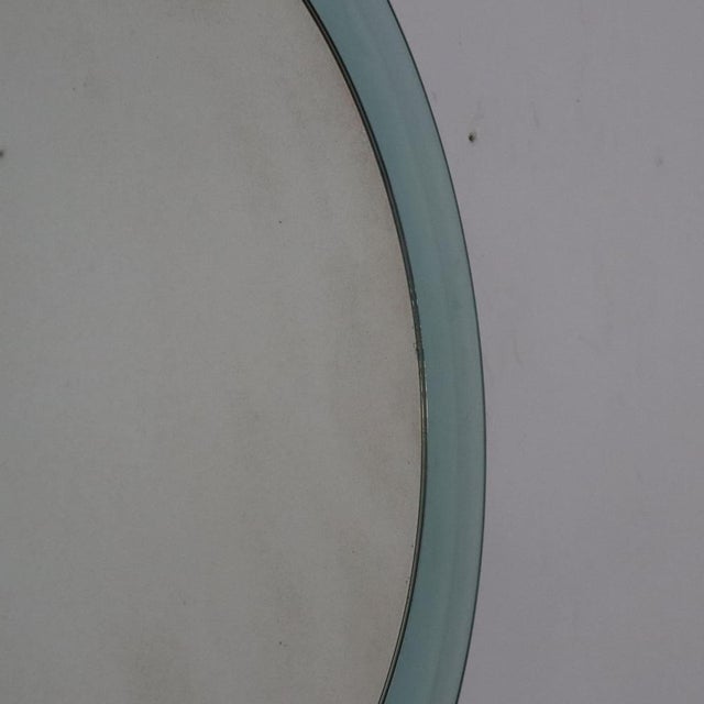 Round Green Nile Mirror from Veca, Italy, 1970s For Sale - Image 4 of 8