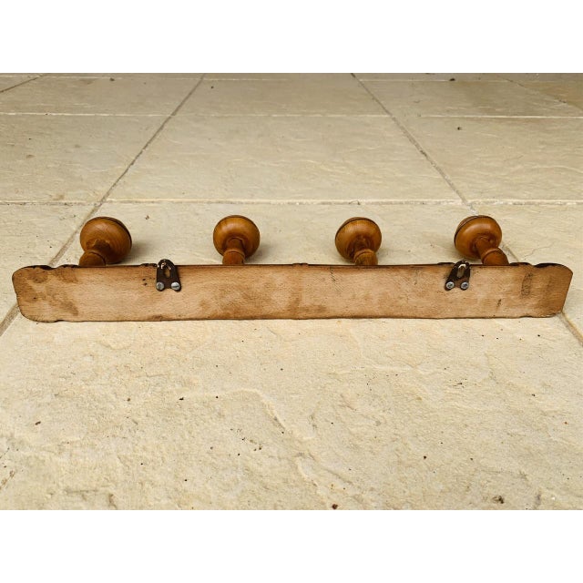 Mid-Century Faux Bamboo Wall Mount Coat Rack, 1950s For Sale - Image 17 of 18