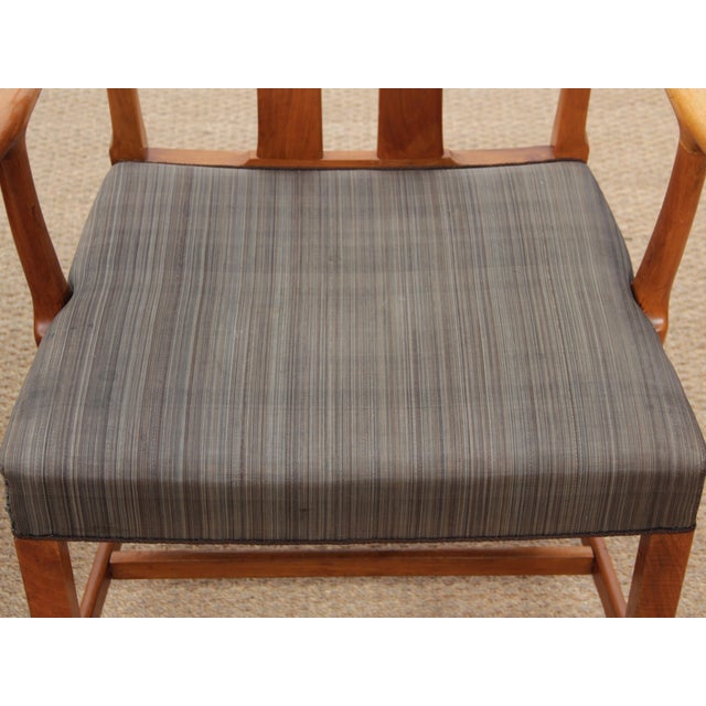 Set of Scandinavian FH43 Armchairs by Ole Wanscher for Fritz Hansen, 1943 For Sale - Image 15 of 18