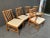 Mid 20th Century Walnut Sculptural Dining Set by Blowing Rock - Set of 6 For Sale - Image 10 of 12