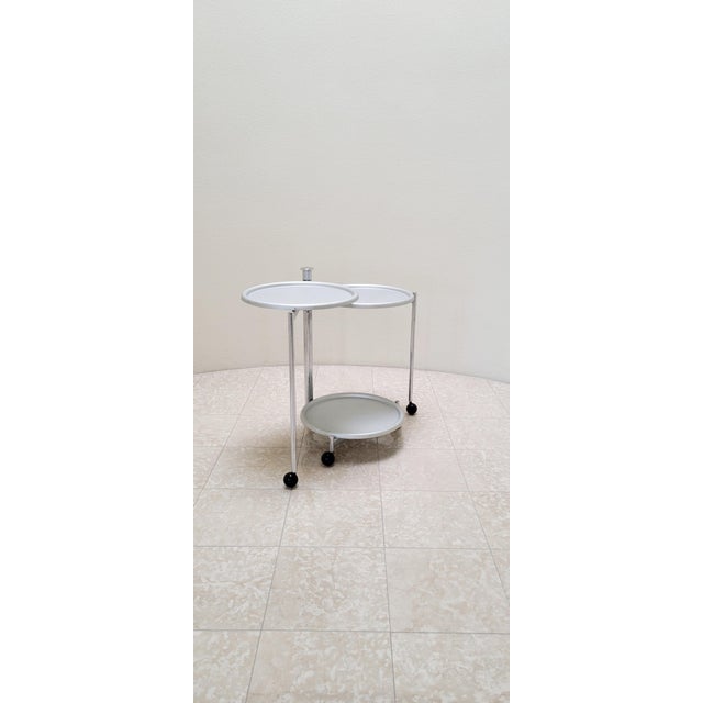 Cidue Italy Treusa 1986 Post-Modern Bar Cart Table by Toshiyuki Kita For Sale In San Francisco - Image 6 of 7