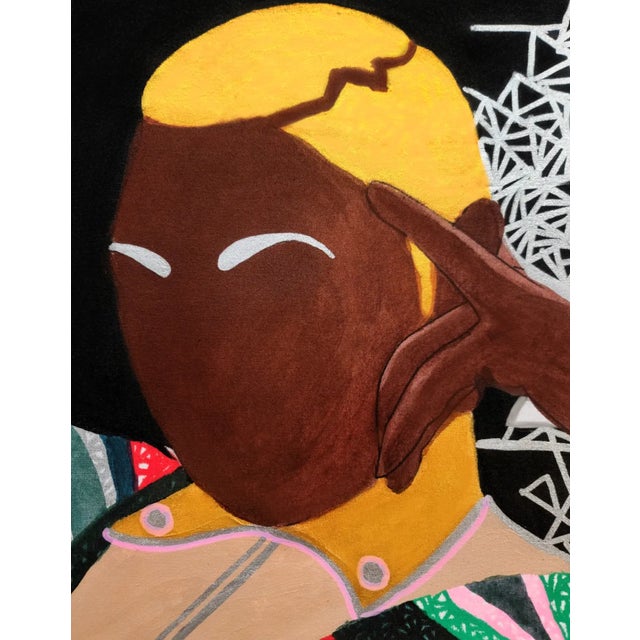 This painting speaks to women, particularly African women. Janet asks them to add more layers of colour to their lives,...