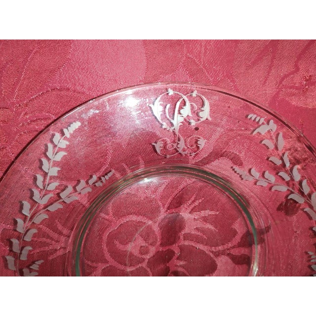 18th Century Glass Plate from Real Fábrica de Cristales de La Granja de San Ildefonso For Sale - Image 6 of 7