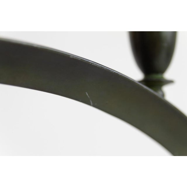 Art Deco Danish Candelabra in Disko Metal from Just Andersen, 1930s For Sale - Image 10 of 18