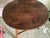 The School of Paris 1960s Mango Wood Round End Table For Sale - Image 3 of 3