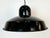 Industrial Black Enamel Factory Pendant Lamp, 1960s For Sale - Image 6 of 16