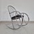 Bauhaus Rocking Chair in Chrome and Leather, 1960s For Sale - Image 6 of 11