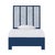 Liam Standard Bed Twin - Navy For Sale - Image 12 of 12