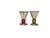 Art Deco Egg Chalices, Germany, 1950s, Set of 2, in Very Good conditions. Designed 1950 to 1959