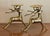 Brilliant pair of vintage brass stag pillar candle holders. Could they also hold your jewelry or keys, or add a bit of...