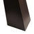 Chestnut Obelisk Table Lamp - Dark Walnut Wood, White Cotton-Linen Shade For Sale - Image 8 of 9