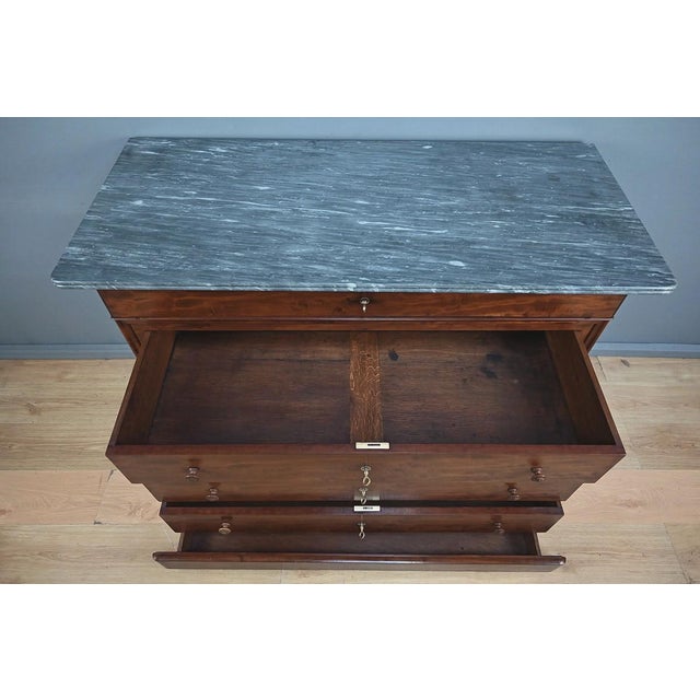 Late 19th Century Louis Philippe Mahogany Chest of Drawers For Sale - Image 15 of 18