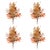 Rustic Harvest Oak Leaf Spray (Set of 4) For Sale - Image 3 of 3