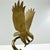 1960s Vintage Brass Eagle Sculpture on Driftwood Base | Mid Century Bald Eagle Figurine | Hollywood Regency Bird Statue | Wildlife Desk Decor For Sale - Image 5 of 9