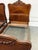 Wood Twin Size Louis XV Style Antique Carved Wood Bed Frames, Pair For Sale - Image 7 of 12
