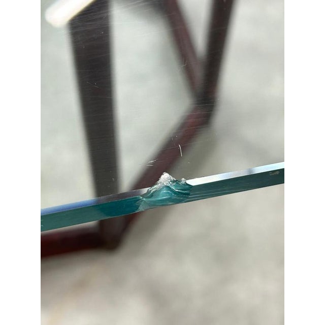 Mid-Century Modern Dining Table and Chairs attributed to Gervasoni, 1970s, Set of 6 For Sale - Image 10 of 18