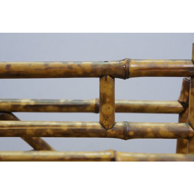 Antique Victorian Bamboo Divided Magazine Storage Rack 23" For Sale - Image 17 of 18