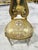Gold Accent Chair With Lady Portrait – Elegant Baroque Style For Sale - Image 4 of 7