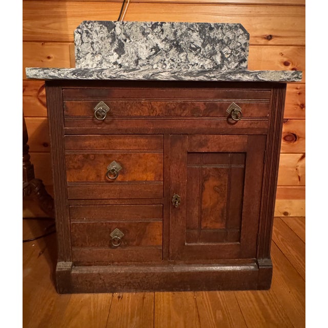 Late Victorian Renaissance Revival Walnut Bedroom Suite, C. 1890–1905 — 3 Pieces For Sale - Image 6 of 15