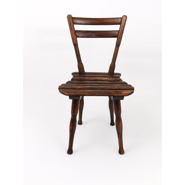 A lovely wooden chair for children by Thonet Vienna, dated around 1900. In good, original condition with nice patina....