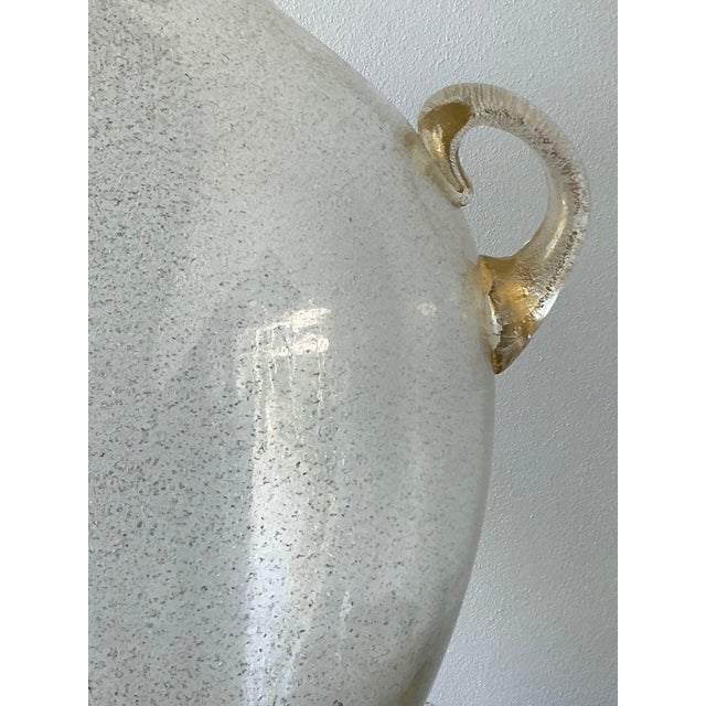 Vintage Boho Murano Glass Large Urn For Sale - Image 4 of 12