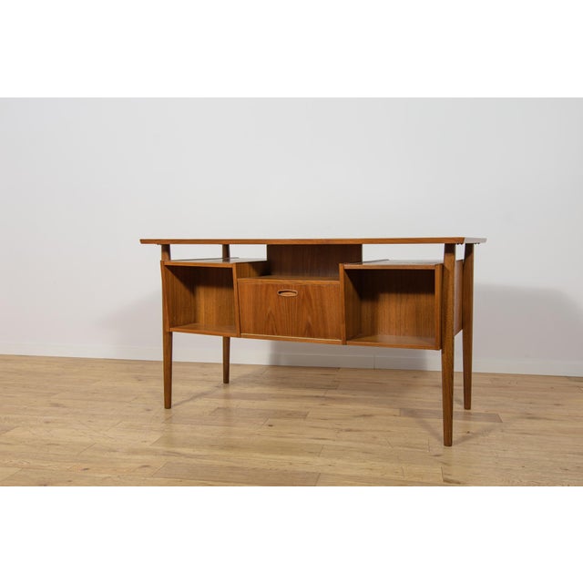 Mid-Century Teak Desk by Gunnar Nielsen Tibergaard, Denmark, 1960s For Sale - Image 6 of 18