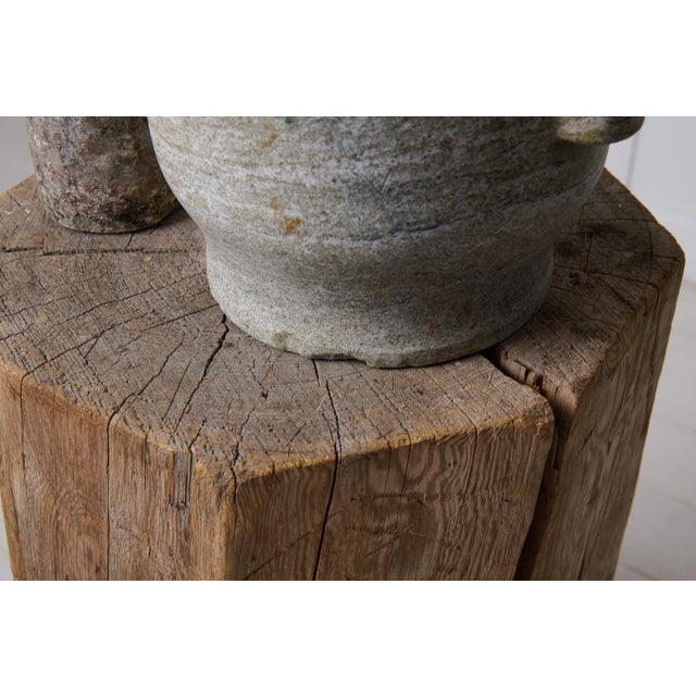 Swedish Grey Stone Mortar For Sale - Image 5 of 6