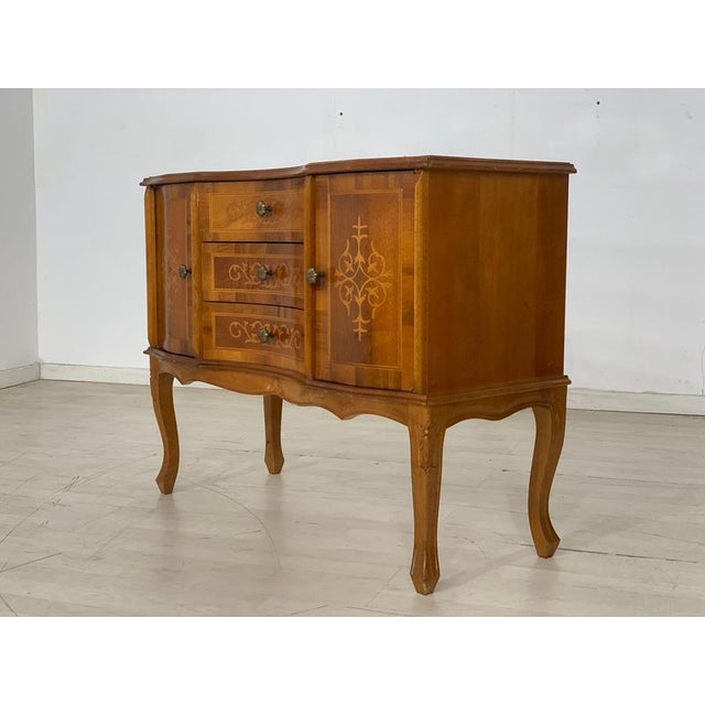 Wood German Baroque Style Chest of Drawers For Sale - Image 7 of 10