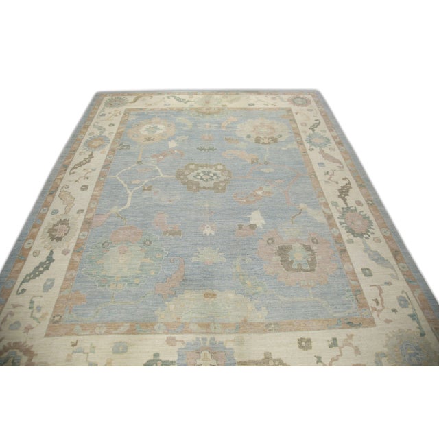 Modern Turkish Oushak Rug 14'3" x 17'8" For Sale In Houston - Image 6 of 7
