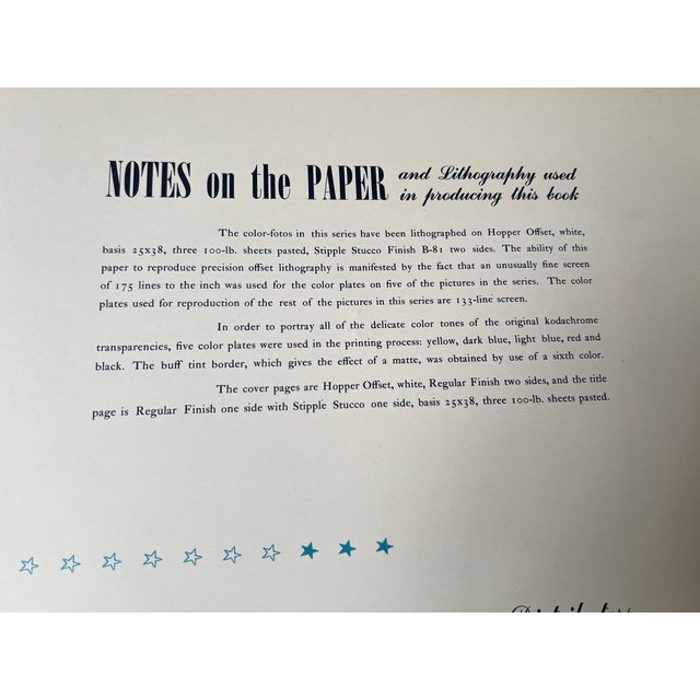 1945 Transcontinental & Western Air (Twa) Promotional Collection of Lithographs For Sale - Image 17 of 17