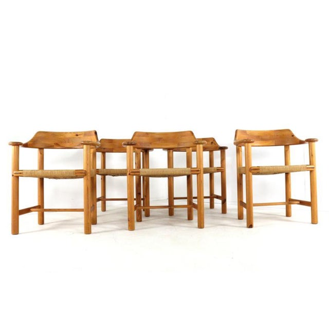 Contemporary Sawmill Chairs by Rainer Daumiller for Hirtshals, 1970s, Set of 5 For Sale - Image 3 of 8