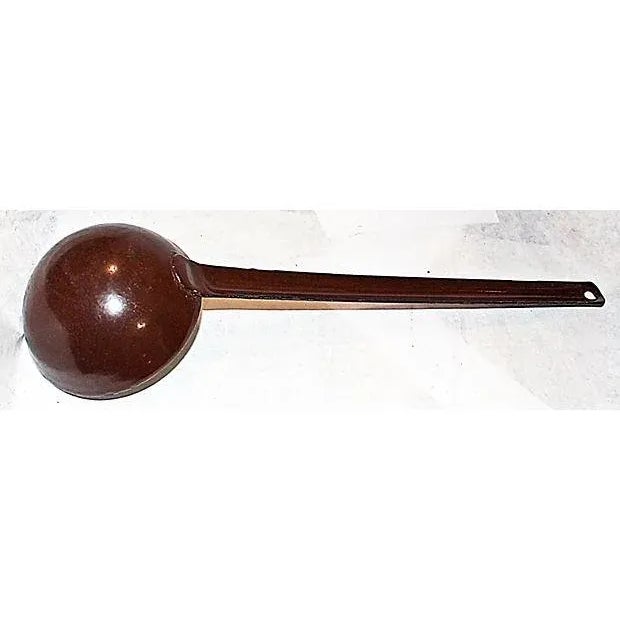 French Enamelware Ladle For Sale - Image 5 of 5