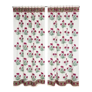 Poppy 45" X 84" Magenta Curtain