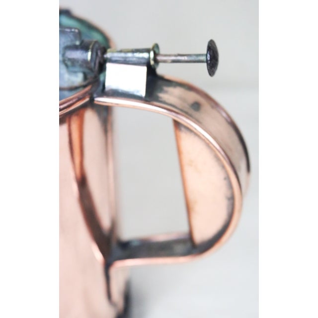 Rare Late 19th Century French Copper Barrel Topping Can For Sale - Image 12 of 12