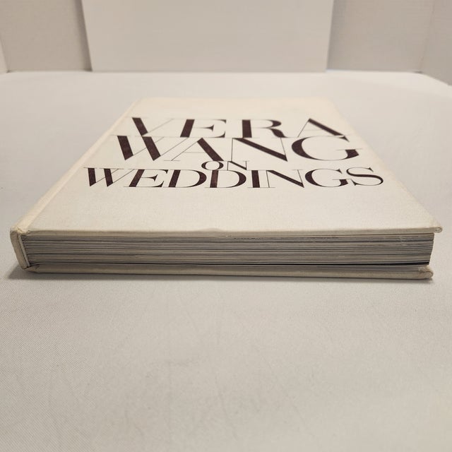Off-white 2001 Vera Wang on Weddings First Edition Hardcover Table Book For Sale - Image 8 of 10