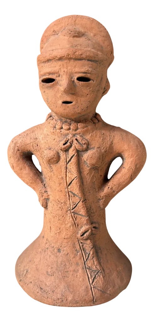 Terracotta Haniwa Figure, Japan, 1940s-1950s | Chairish