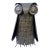 Mid Century Modern Brutalist Metal Owl Sculpture in the Style of Curtis Jere For Sale
