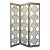 Caracole Modern Champagne Silver Private Screening Room Divider For Sale