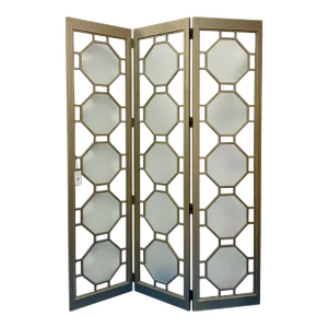 Caracole Modern Champagne Silver Private Screening Room Divider