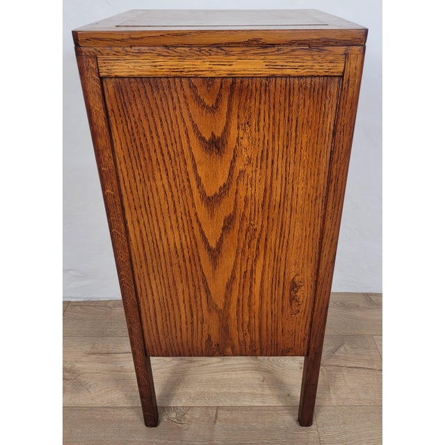 Vintage Bedside Cabinet in Oak, 1960 For Sale - Image 14 of 17