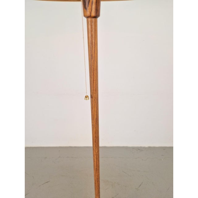 Wood Mid-Century Scandinavian Teak Floor Lamp, 1960s For Sale - Image 7 of 11